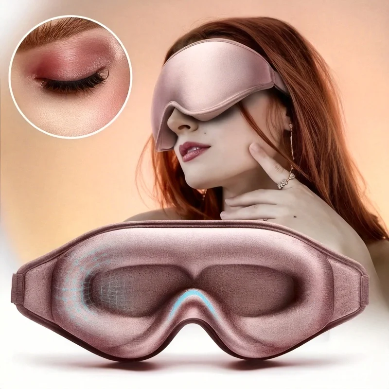 Travel Accessories Us - Super Soft 3D Silk Sleeping Eye