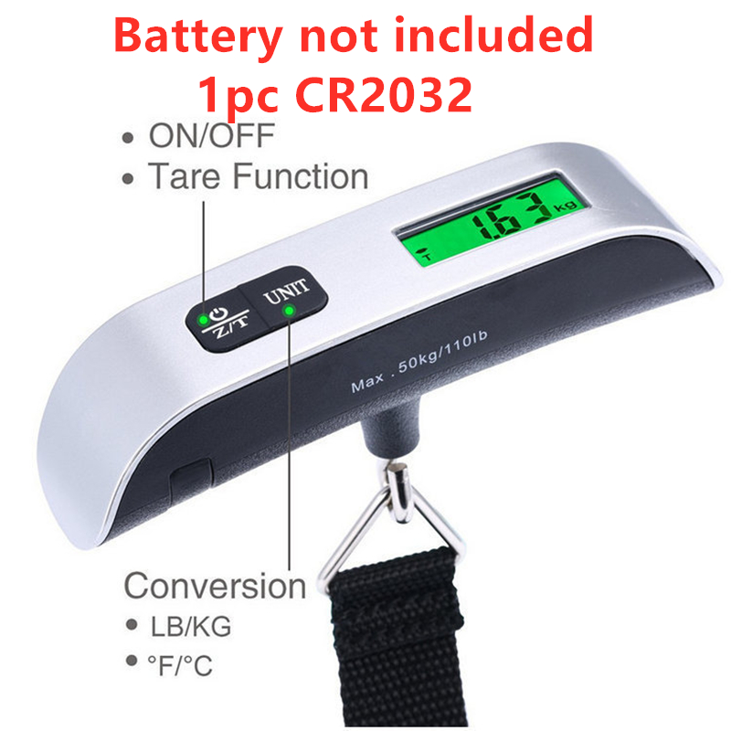 Travel Accessories Electronics - Portable Scale Digital LCD Display 110lb/50kg