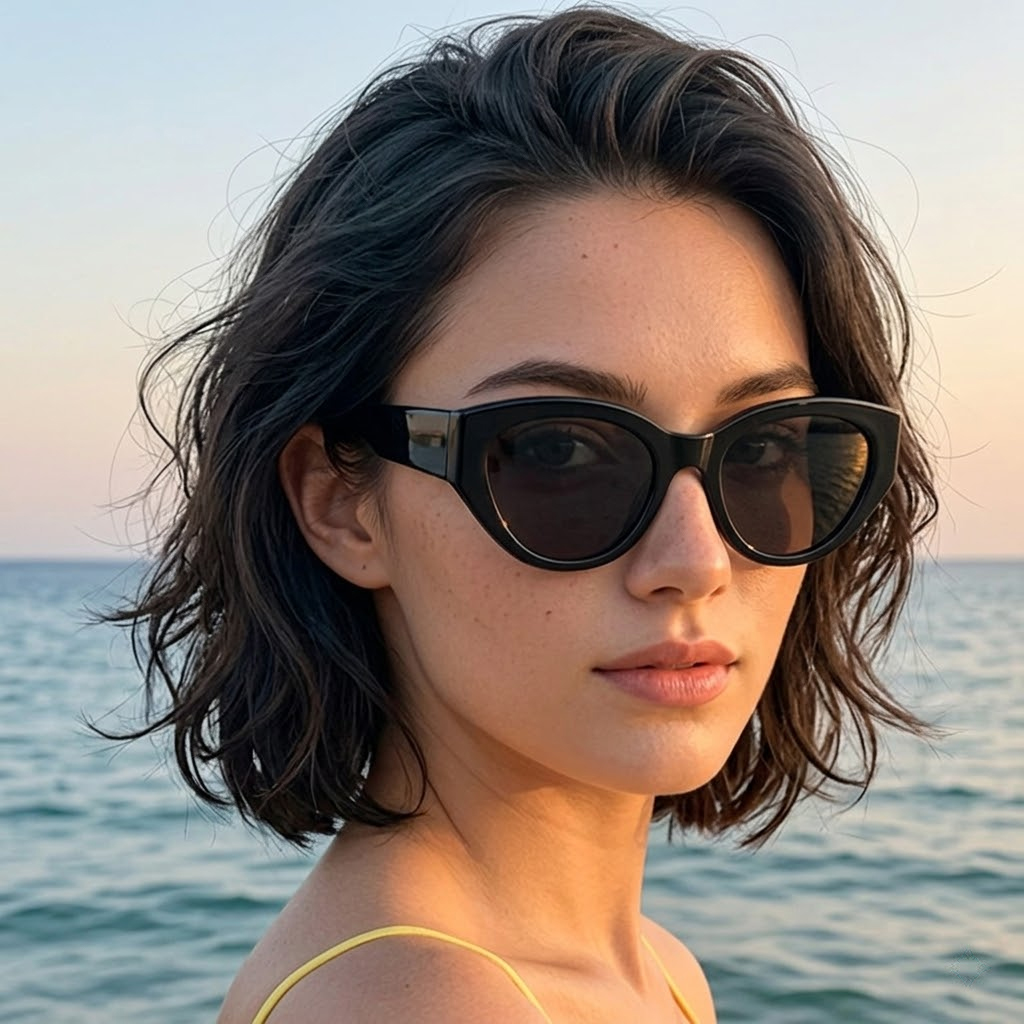 Travel Accessories Store - Women Men Classic Cat-Eye Polarized Sunglasses
