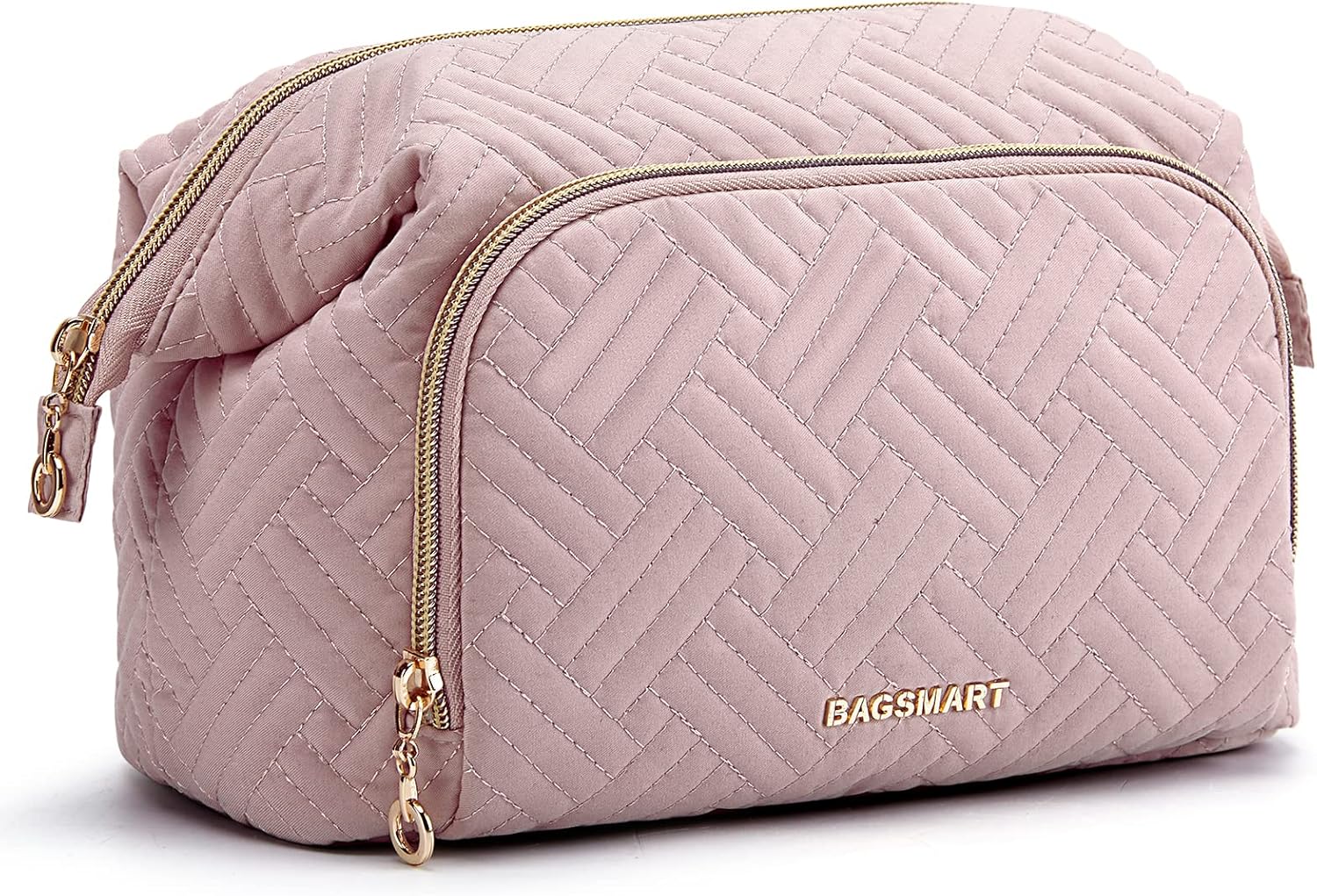 Travel Accessories Pouch For Women - BAGSMART Travel Makeup Bag, Cosmetic Bag