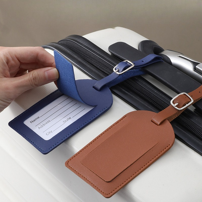 Women Men Luggage Tags PU Leat - مراجعة Travel Accessories Sale وسعره
