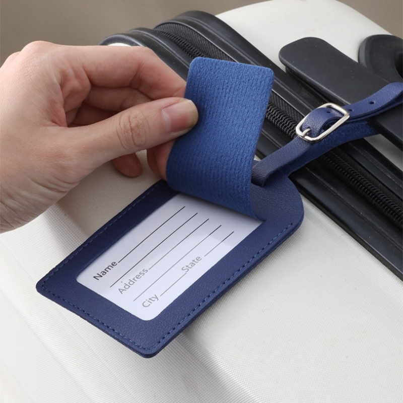 Women Men Luggage Tags PU Leat - مراجعة Travel Accessories Sale وسعره
