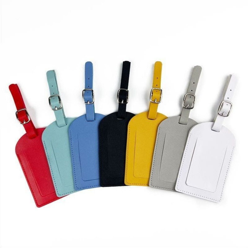 Women Men Luggage Tags PU Leat - مراجعة Travel Accessories Sale وسعره