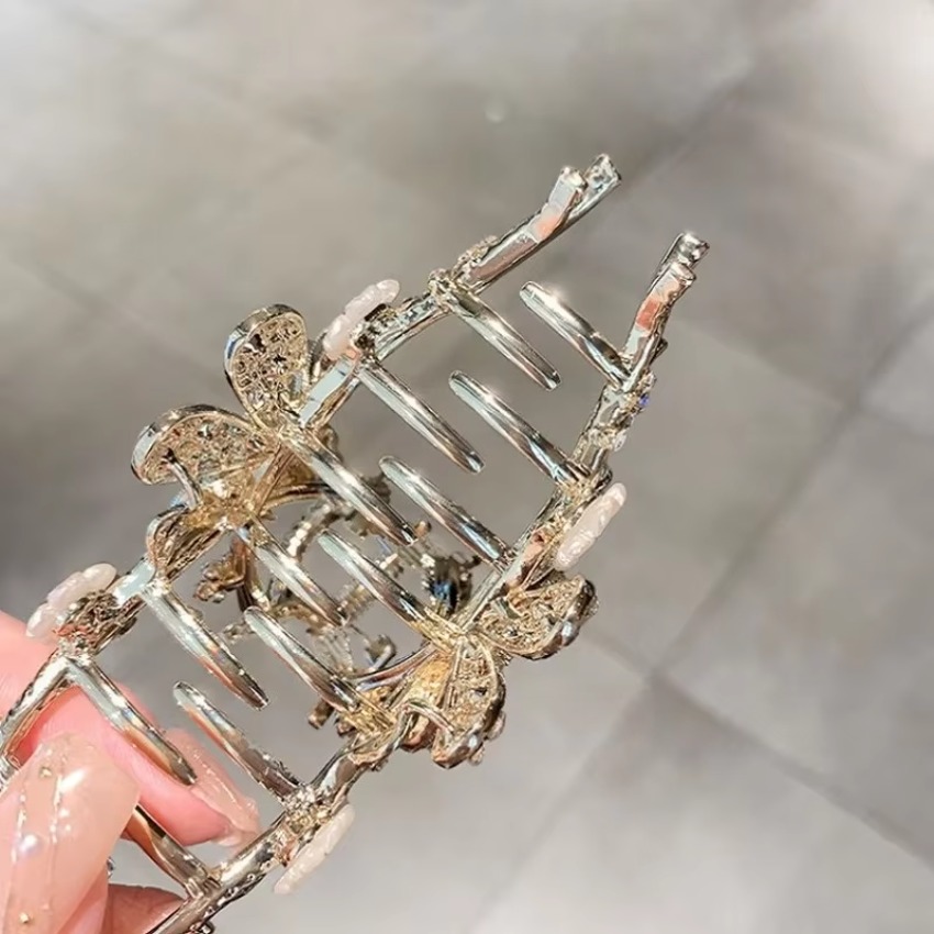1 Pcs Metal Hair Claw Pearl Ha - مراجعة Travel Accessories For Girls وسعره