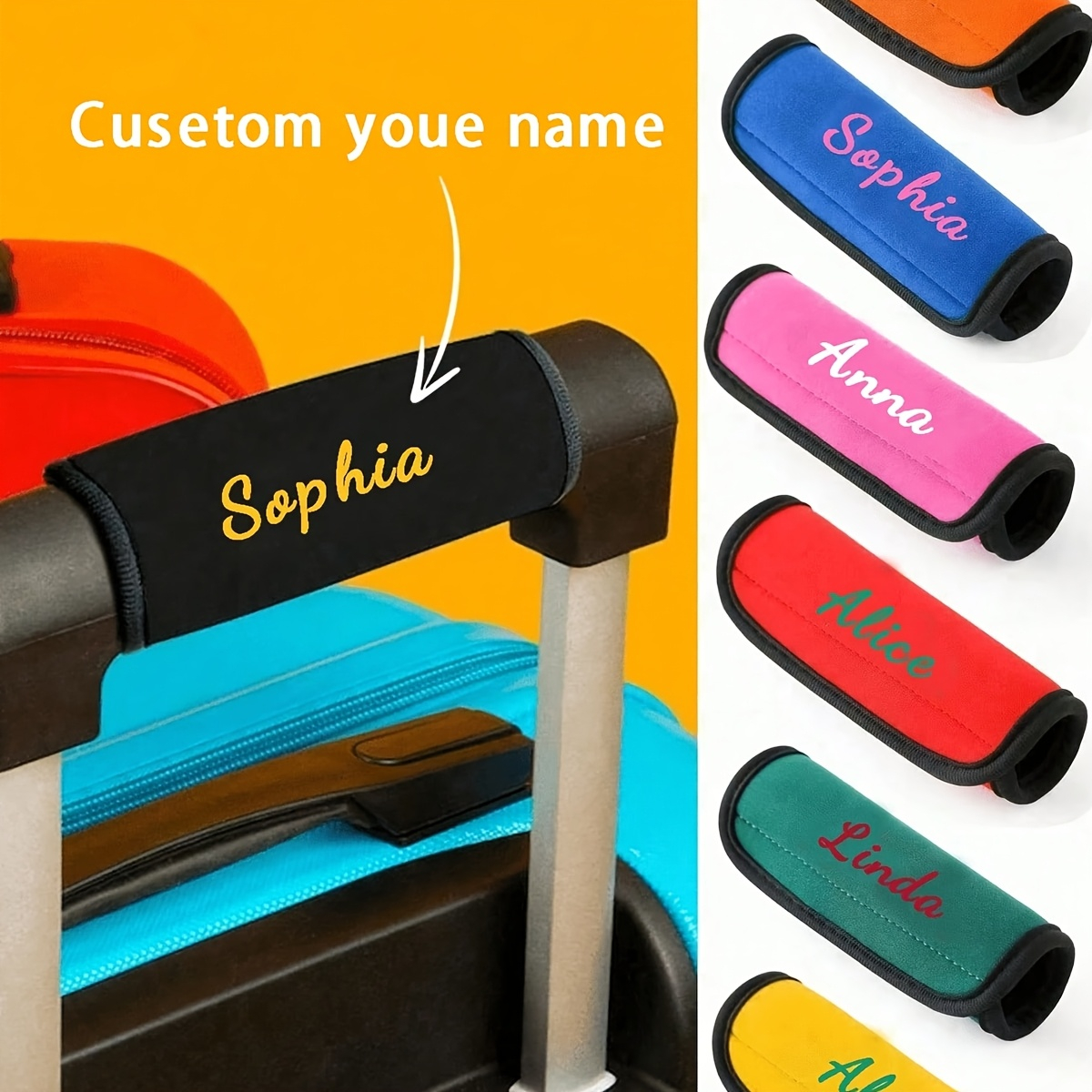 Custom Name Luggage Handle Cov - مراجعة Travel Accessories Sale وسعره