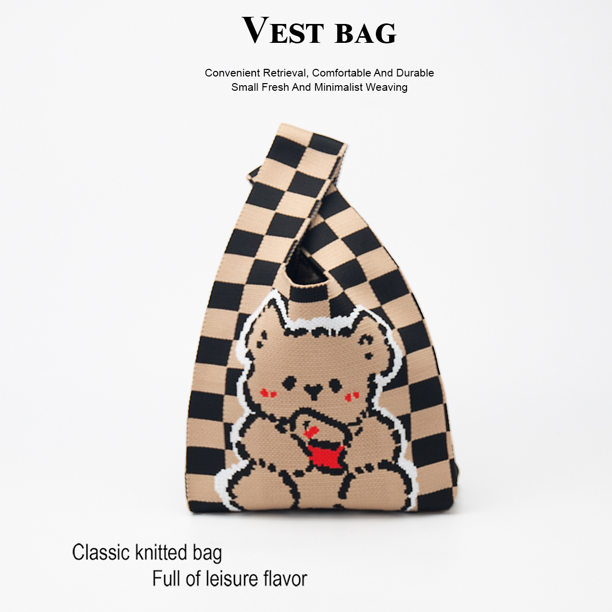 Cute Knitted Handbag for Girls - مراجعة Travel Accessories For Girls وسعره