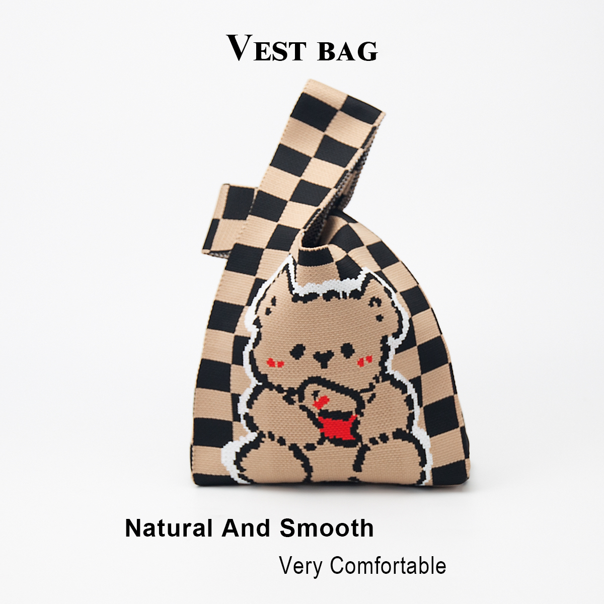Cute Knitted Handbag for Girls - مراجعة Travel Accessories For Girls وسعره