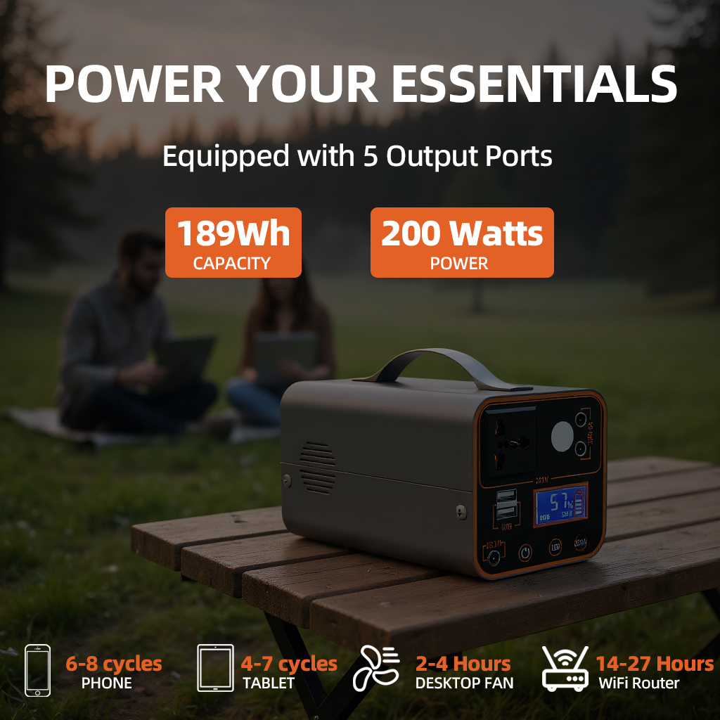 200W Portable Power Station 22 - مراجعة Travel Accessories Electronics وسعره