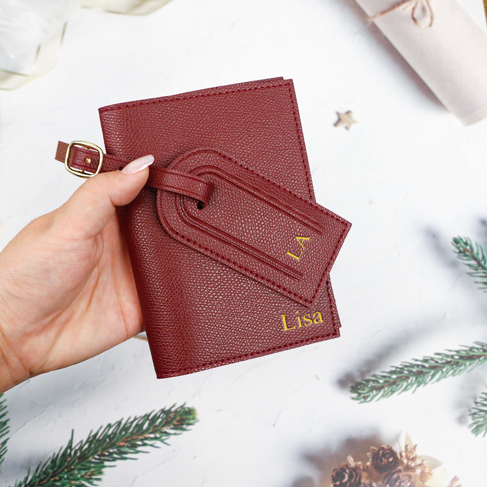 Customized letter pu leather a - مراجعة Travel Accessories In Bulk وسعره