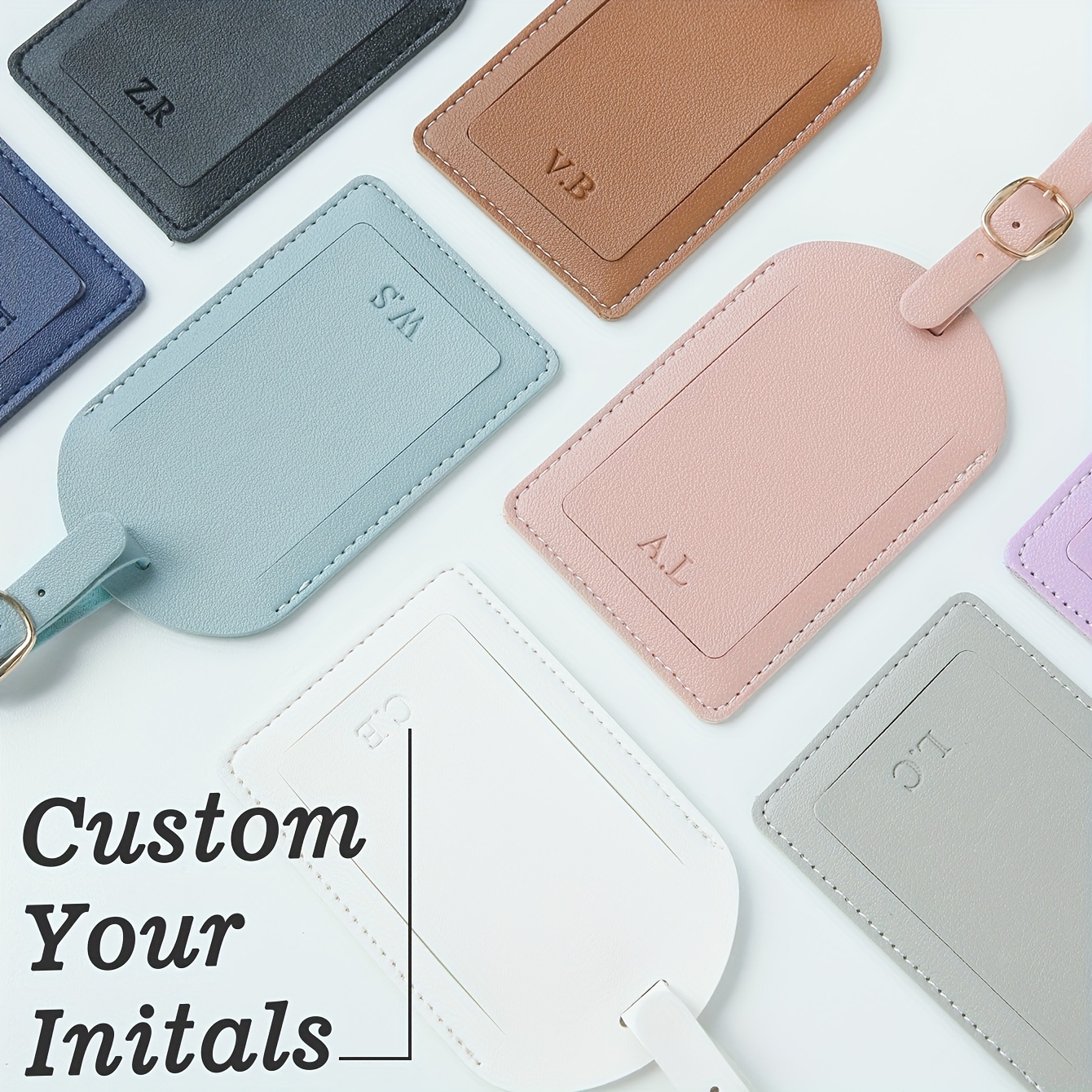 1PC Custom Initials Luggage Ta - مراجعة Travel Accessories Sale وسعره