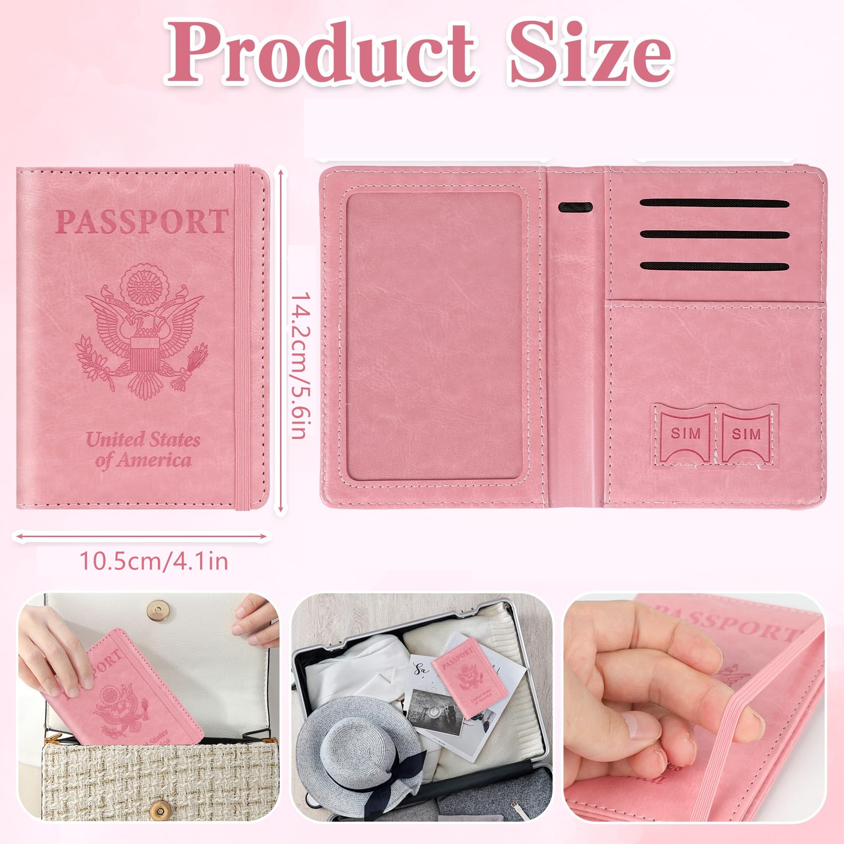 Passport Holder for Travel, Rf - مراجعة Travel Accessories In Bulk وسعره