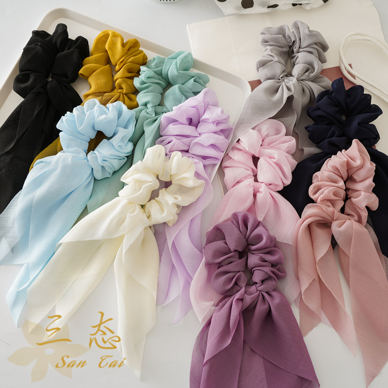1Pc Fashion 25cm Chiffon Long  - مراجعة Travel Accessories For Girls وسعره