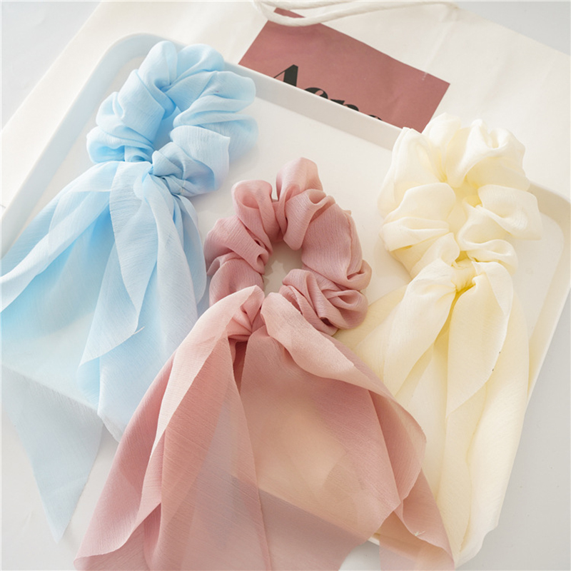 1Pc Fashion 25cm Chiffon Long  - مراجعة Travel Accessories For Girls وسعره