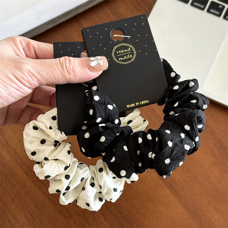 11cm/14cm Dot Cloth Scrunchies - مراجعة Travel Accessories For Girls وسعره