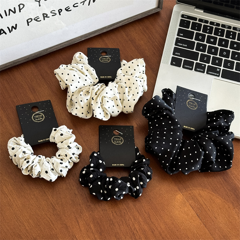11cm/14cm Dot Cloth Scrunchies - مراجعة Travel Accessories For Girls وسعره