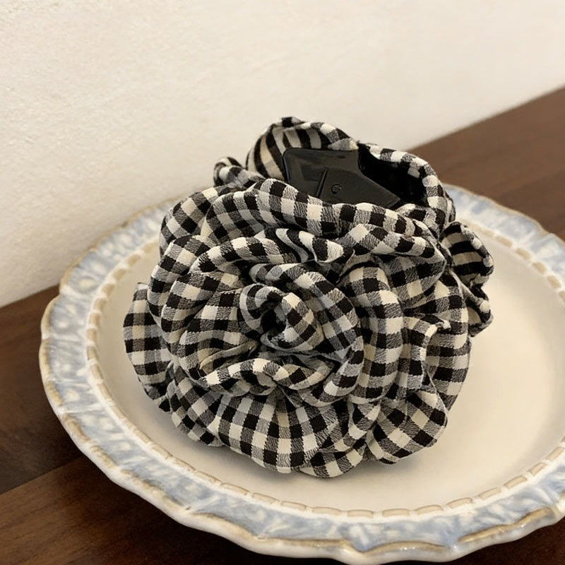 Luxury Houndstooth Flower Hair - مراجعة Travel Accessories For Girls وسعره