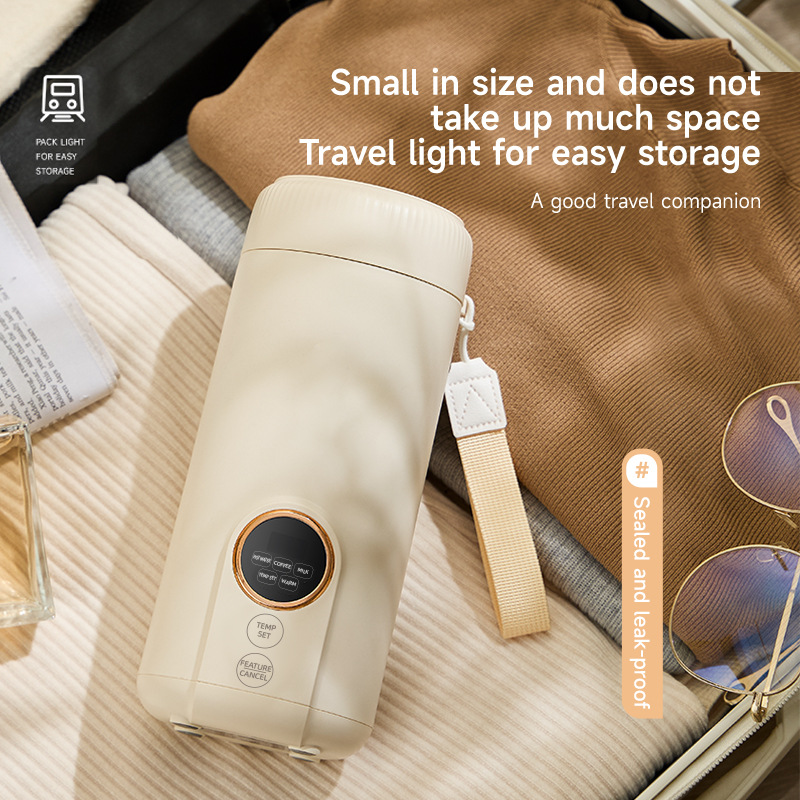 New Smart LED Digital Display  - مراجعة Portable Travel Kettle وسعره