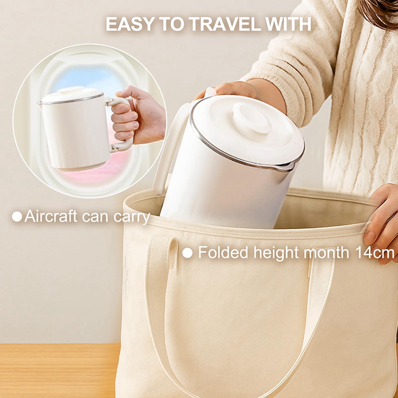 Travel Foldable Electric Kettl - مراجعة Portable Travel Kettle وسعره