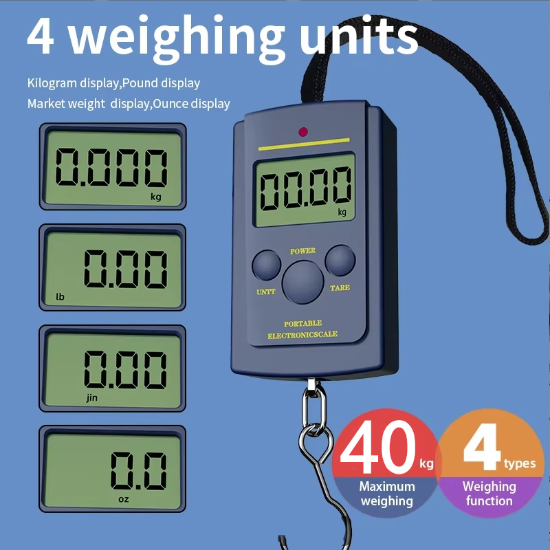 1PC Multifunctional Mini 40kg/ - مراجعة Travel Accessories Electronics وسعره