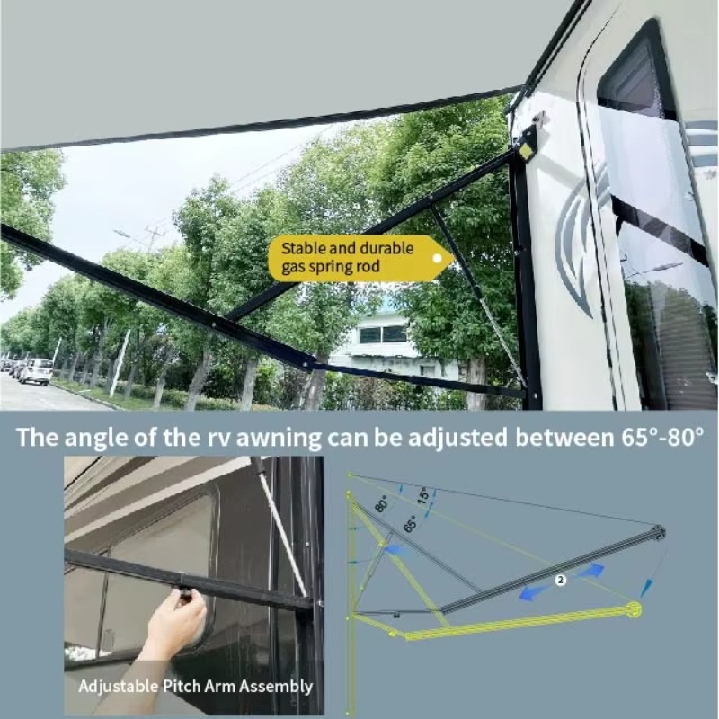 STLF Awnlux W5700 Electric RV  - مراجعة Travel Accessories Us وسعره