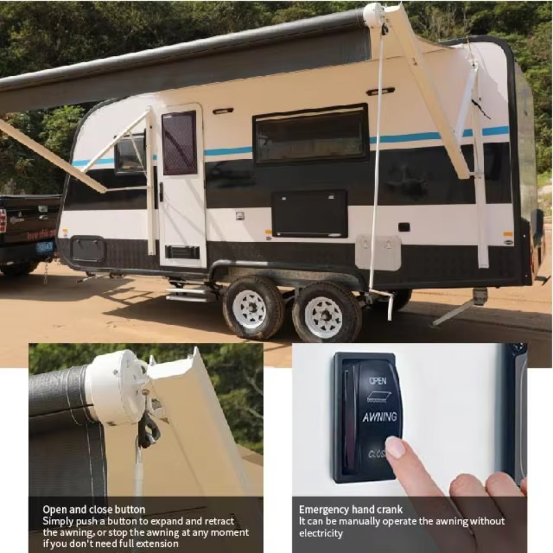 STLF Awnlux W5700 Electric RV  - مراجعة Travel Accessories Us وسعره
