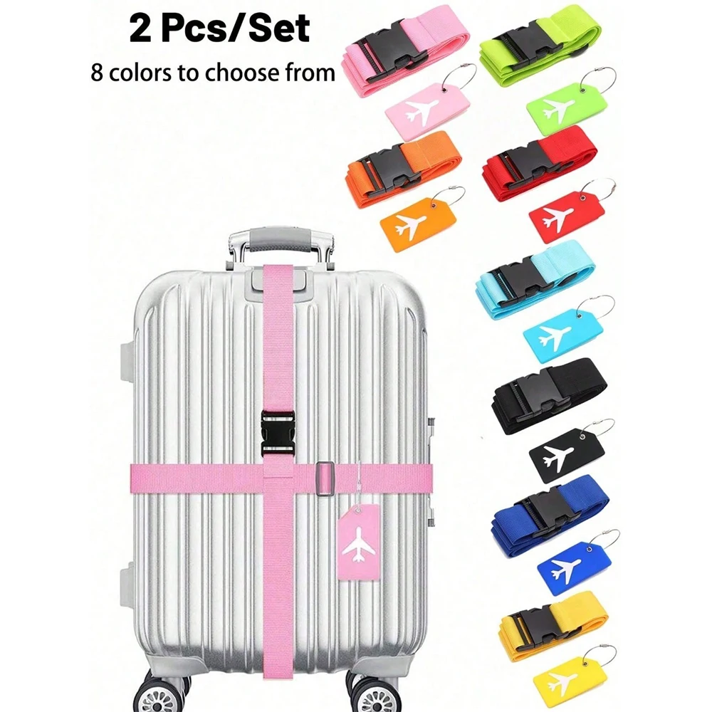 Luggage Strap Set with Luggage - مراجعة Travel Accessories In Bulk وسعره