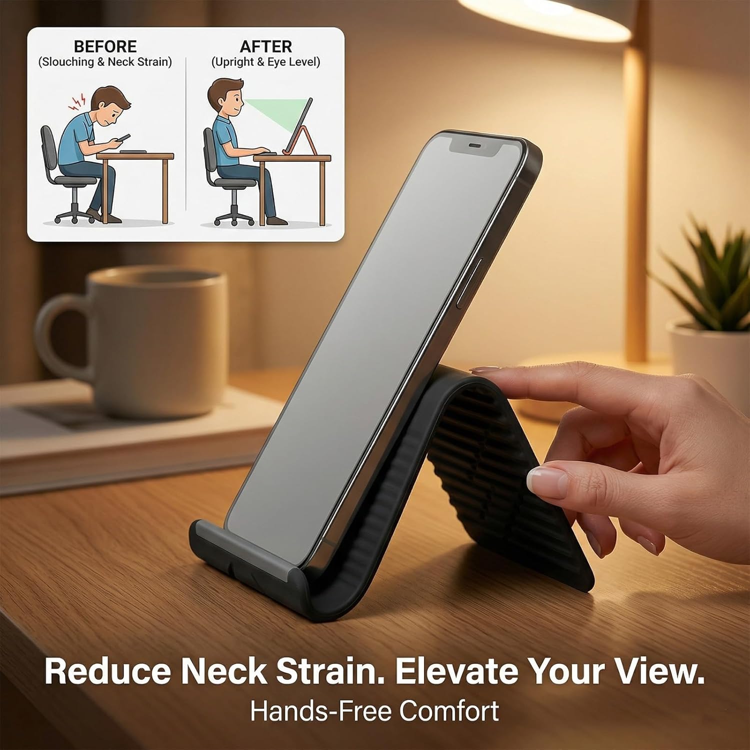 Lazy Portable Phone Stand Sili - مراجعة Travel Accessories Store وسعره