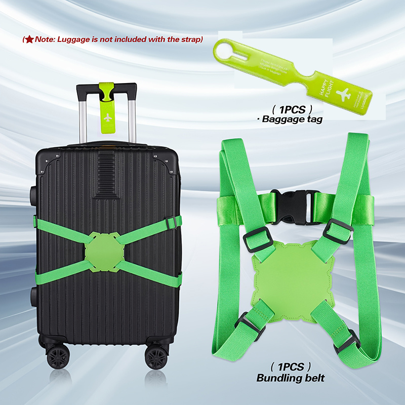 2-Piece Luggage Strap Set + Lu - مراجعة Travel Accessories In Bulk وسعره