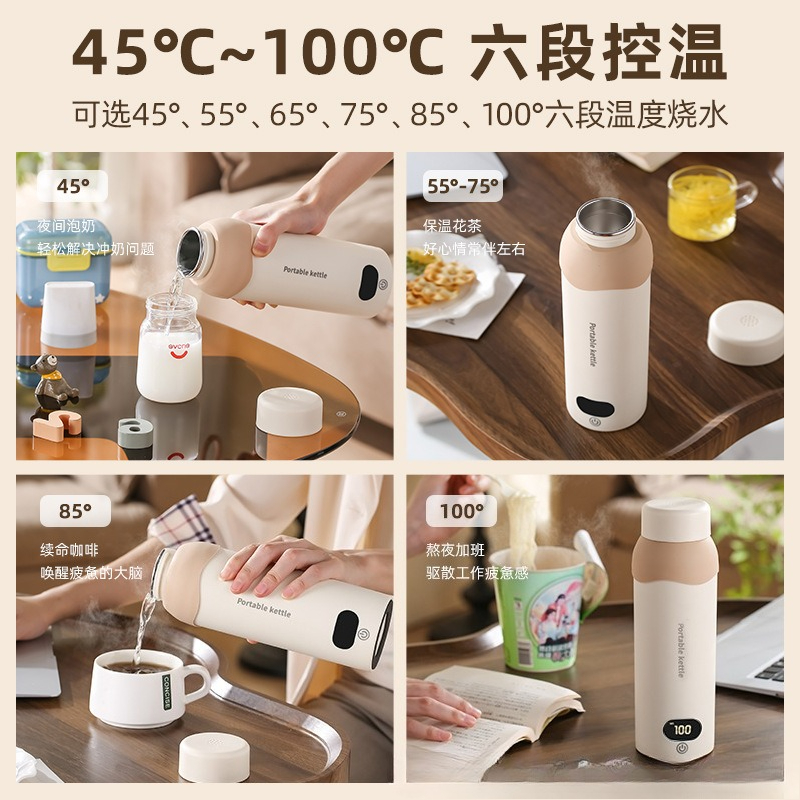 USB portable constant temperat - مراجعة Portable Travel Kettle وسعره
