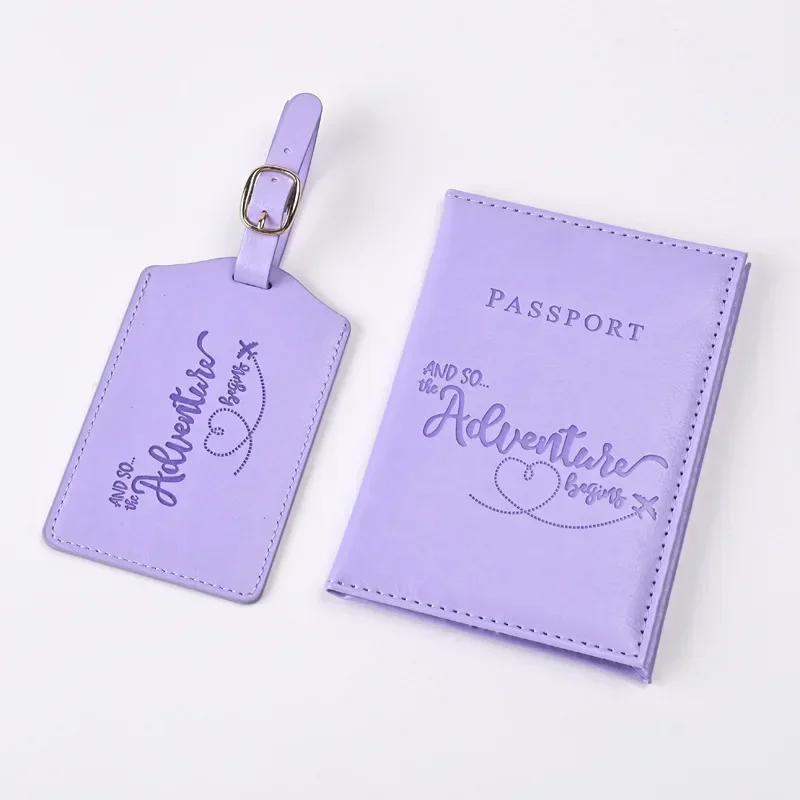 New Purple PU Leather Passport - مراجعة Travel Accessories In Bulk وسعره