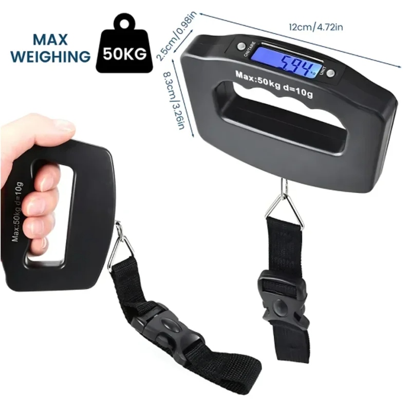 50kg/10g Digital Luggage Scale - مراجعة Travel Accessories Electronics وسعره