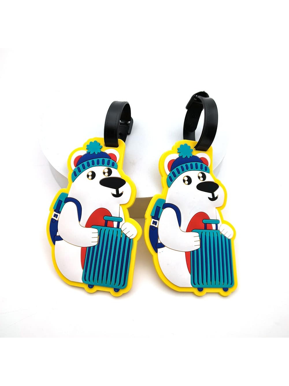 1PCS Geometric Soft Silicone L - مراجعة Travel Accessories Sale وسعره