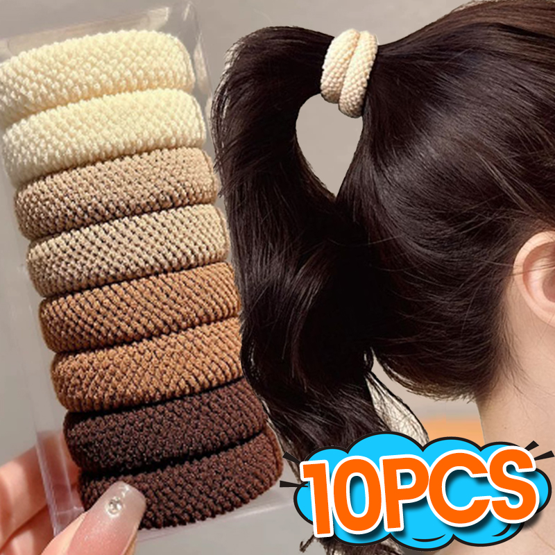 Seamless Hair Ties Thick Elast - مراجعة Travel Accessories For Girls وسعره