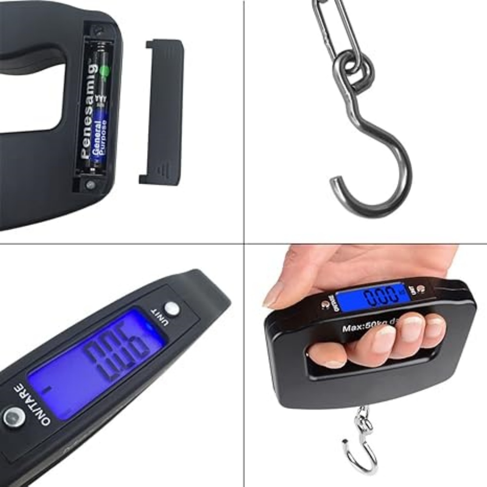 50Kg 10g Luggage Weight Scale, - مراجعة Travel Accessories Electronics وسعره