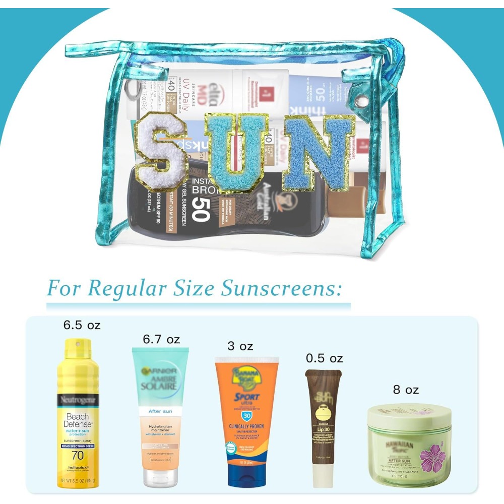 COSHAYSOO Sunscreen Bag Clear  - مراجعة Travel Accessories Pouch For Women وسعره