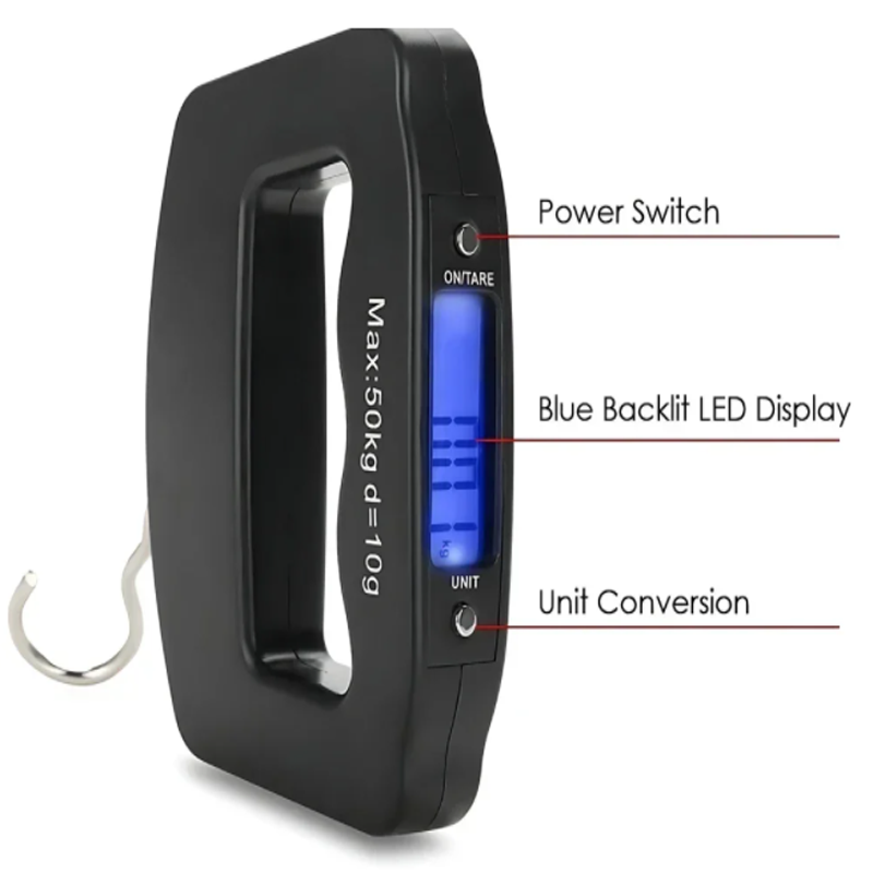 50kg/10g Travel Luggage Scale  - مراجعة Travel Accessories Electronics وسعره