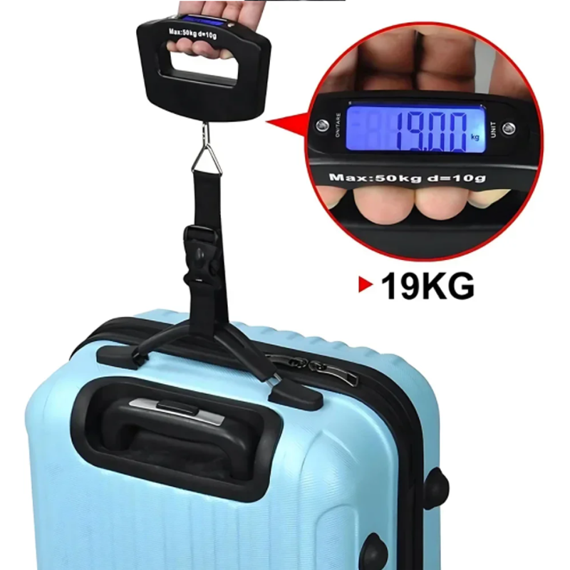 50kg/10g Travel Luggage Scale  - مراجعة Travel Accessories Electronics وسعره