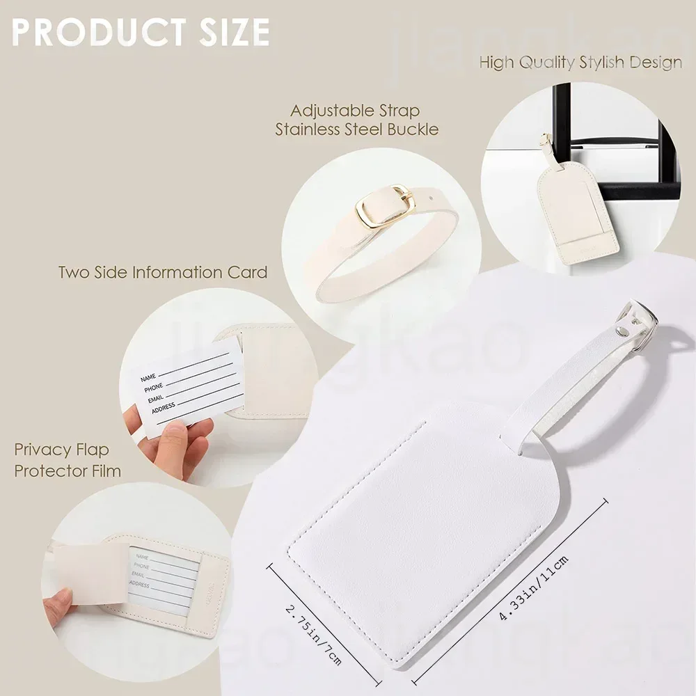 Personalized PU Luggage Tag He - مراجعة Travel Accessories Sale وسعره