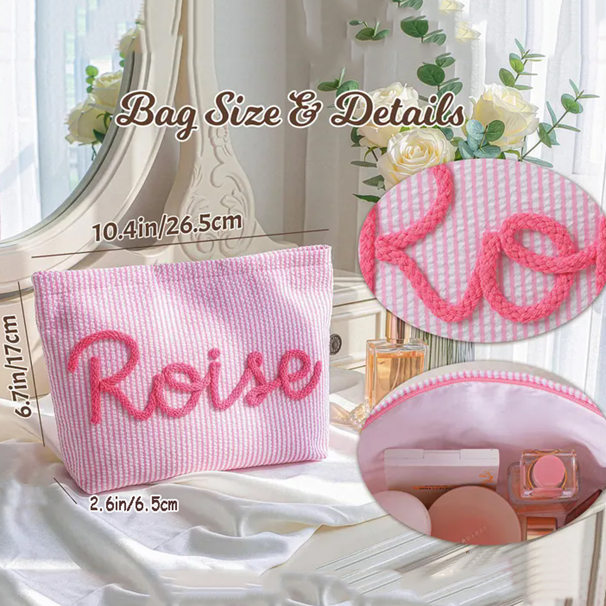 Custom Makeup Bag With Many Ko - مراجعة Travel Accessories Reviews وسعره