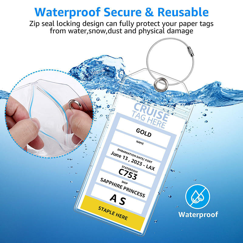 5PCS Vertical Transparent Wate - مراجعة Travel Accessories Sale وسعره