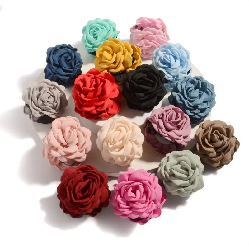French Fabric Rose Flower Hair - مراجعة Travel Accessories For Girls وسعره