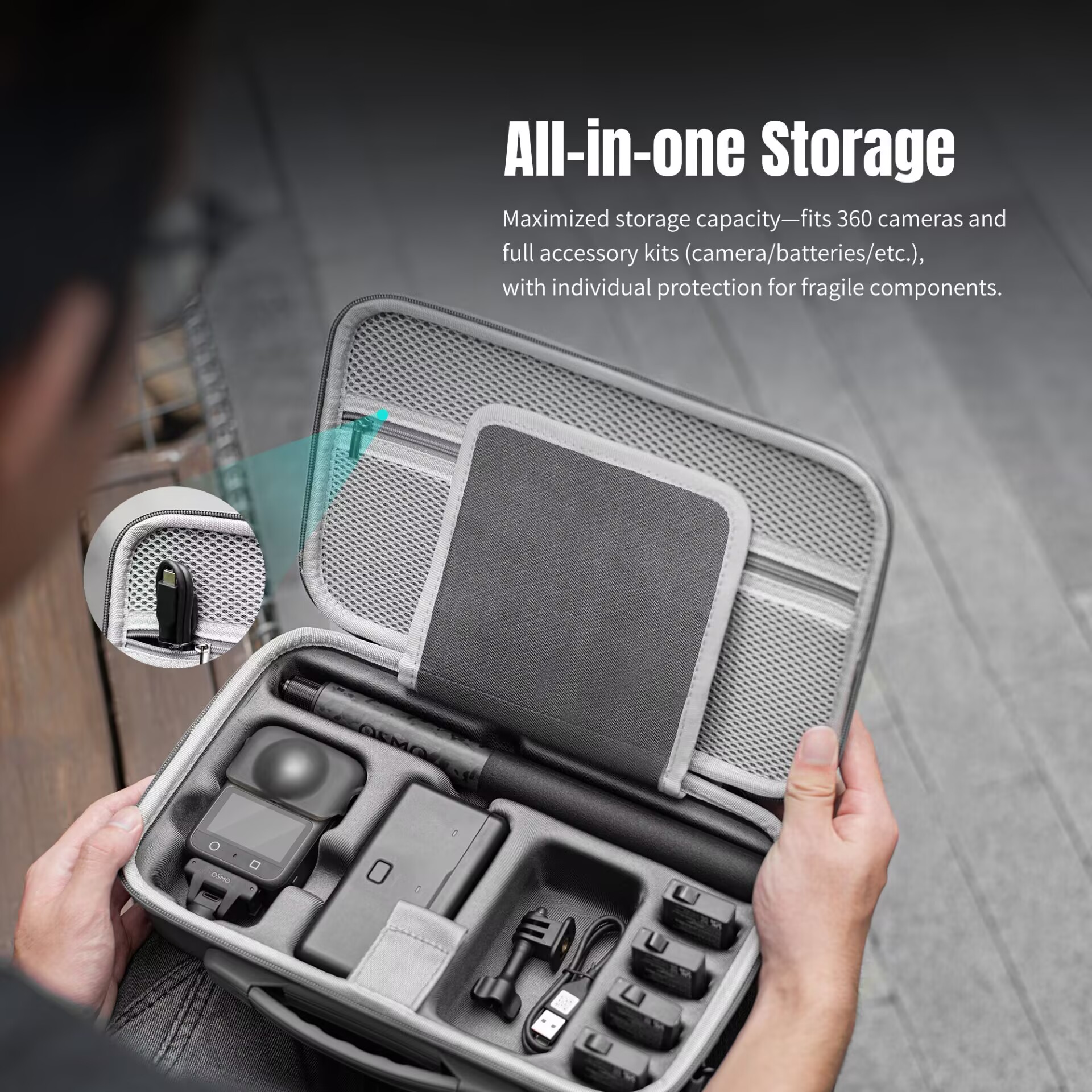 STARTRC Storage Bag for DJI OS - مراجعة Travel Accessories Store وسعره