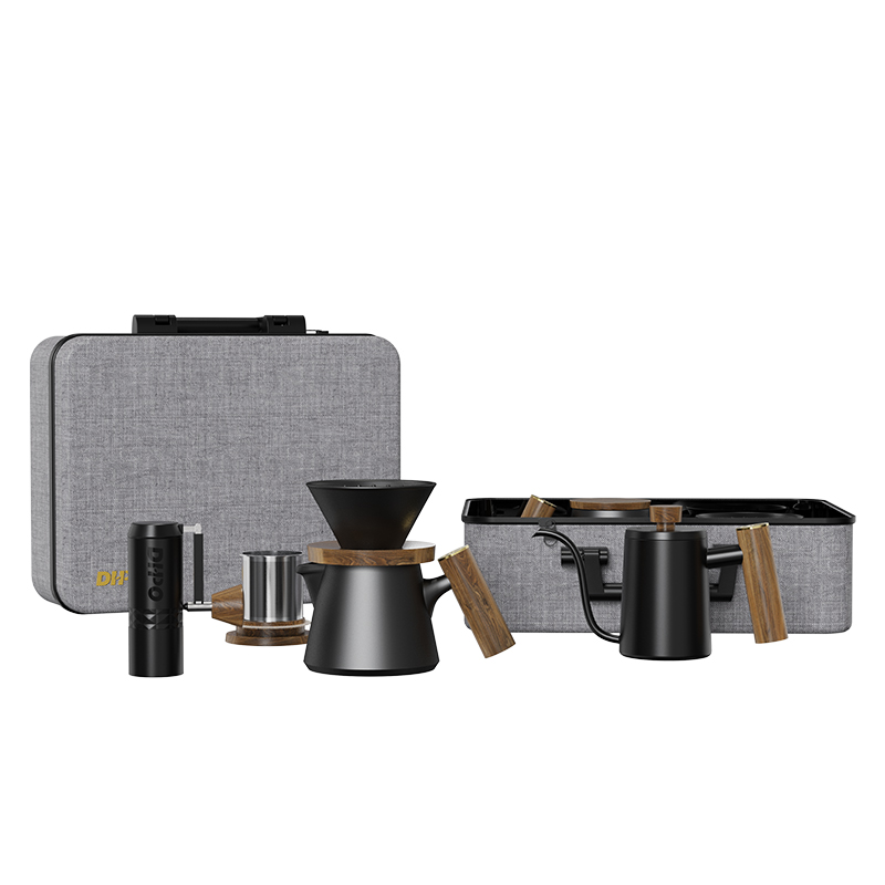 DHPO Luxury Coffee Kit Set wit - مراجعة Portable Travel Kettle وسعره