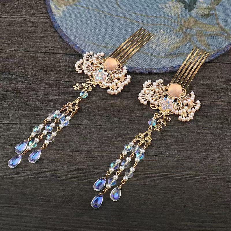 Hanfu Versatile Hair Comb, Gol - مراجعة Travel Accessories Store وسعره