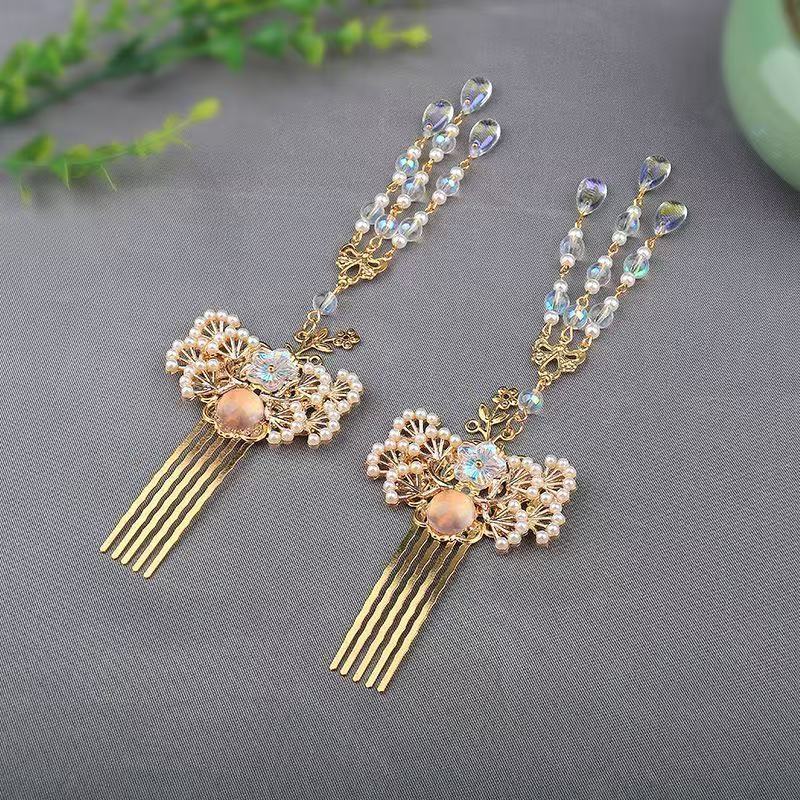 Hanfu Versatile Hair Comb, Gol - مراجعة Travel Accessories Store وسعره