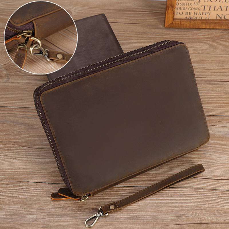 Full Grain Leather Travel Cabl - مراجعة Travel Accessories Electronics وسعره